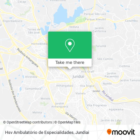 Mapa Hsv Ambulatório de Especialidades