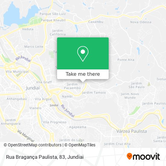 Rua Bragança Paulista, 83 map