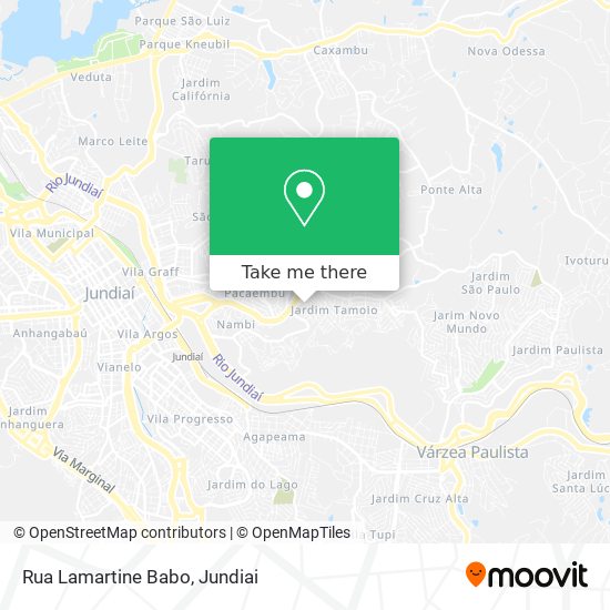 Rua Lamartine Babo map