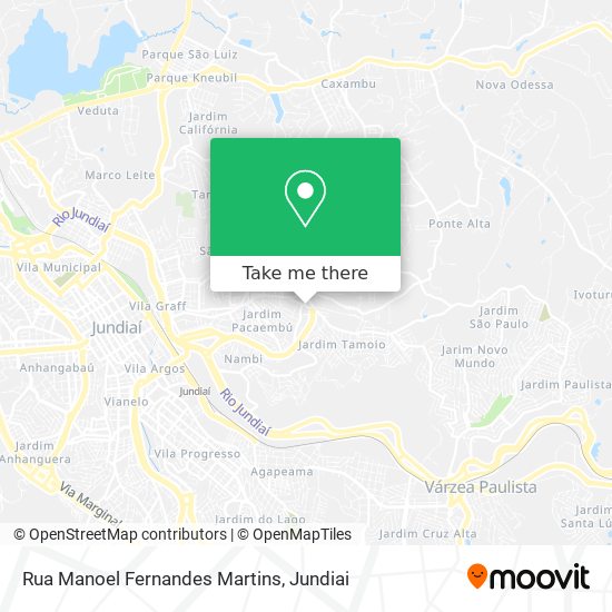 Rua Manoel Fernandes Martins map