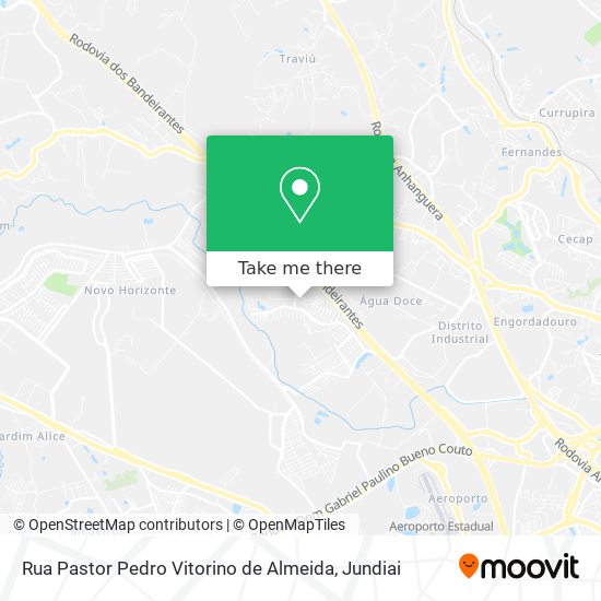 Rua Pastor Pedro Vitorino de Almeida map