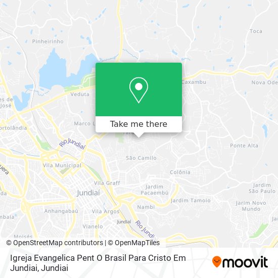 Igreja Evangelica Pent O Brasil Para Cristo Em Jundiai map