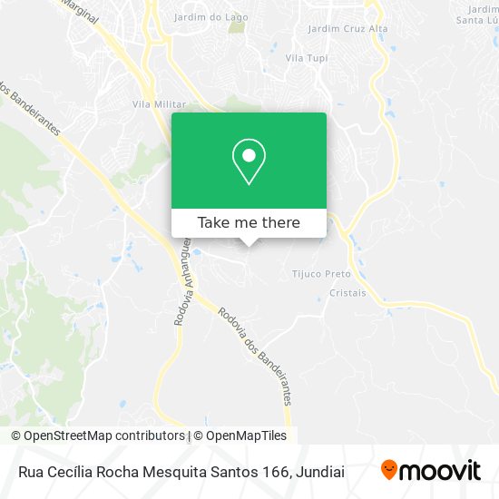 Rua Cecília Rocha Mesquita Santos 166 map