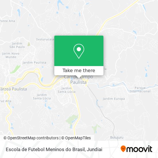 Escola de Futebol Meninos do Brasil map