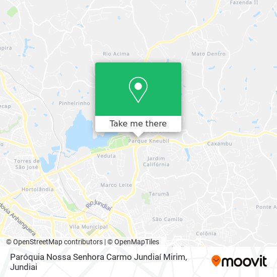 Paróquia Nossa Senhora Carmo Jundiaí Mirim map