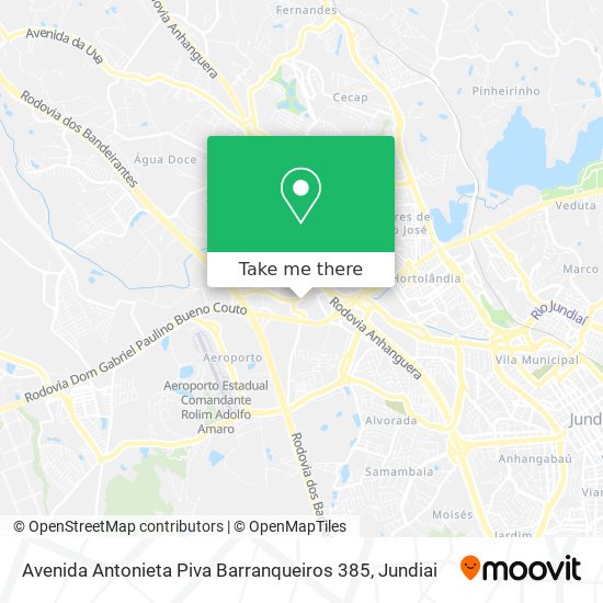 Avenida Antonieta Piva Barranqueiros 385 map