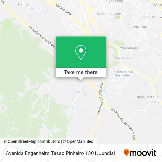 Avenida Engenheiro Tasso Pinheiro 1301 map