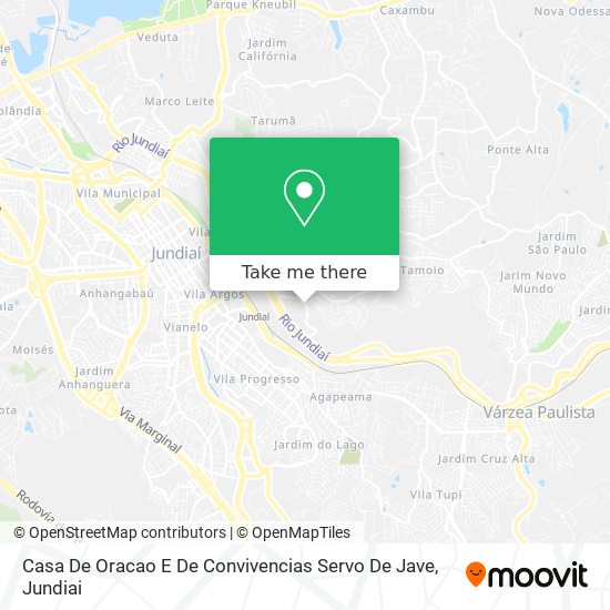 Casa De Oracao E De Convivencias Servo De Jave map