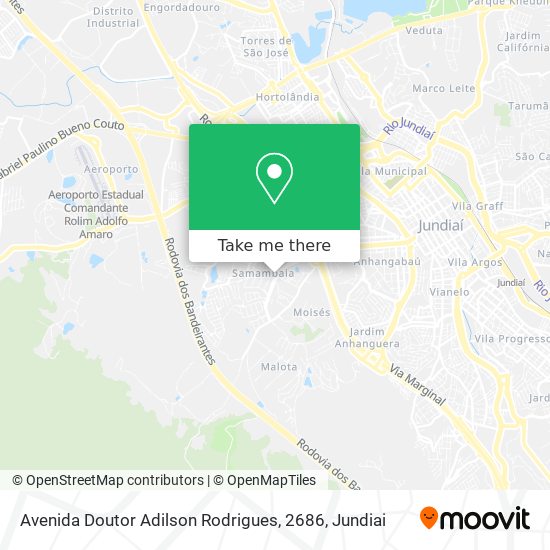 Avenida Doutor Adilson Rodrigues, 2686 map
