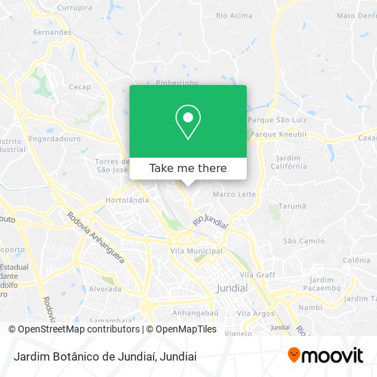 Jardim Botânico de Jundiaí map