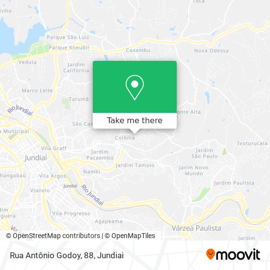Rua Antônio Godoy, 88 map