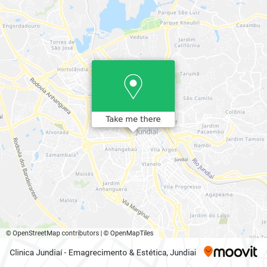 Clinica Jundiaí - Emagrecimento & Estética map
