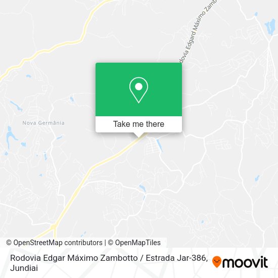 Rodovia Edgar Máximo Zambotto / Estrada Jar-386 map