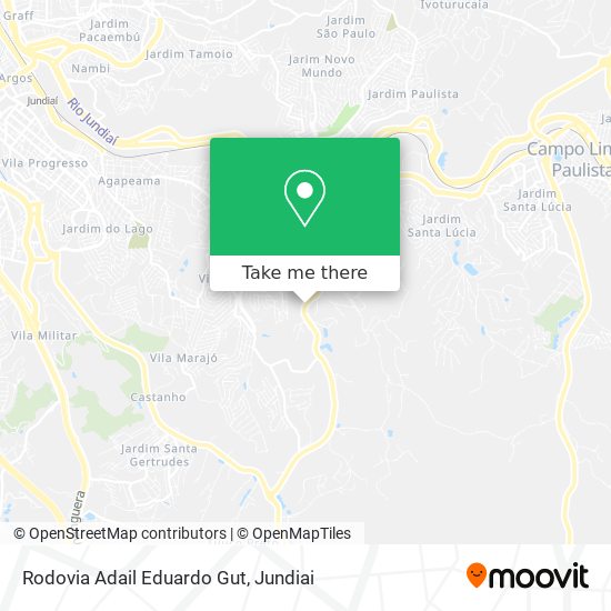 Rodovia Adail Eduardo Gut map
