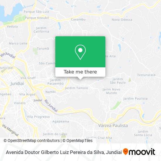 Avenida Doutor Gilberto Luiz Pereira da Silva map
