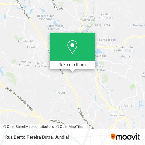 Rua Bento Pereira Dutra map