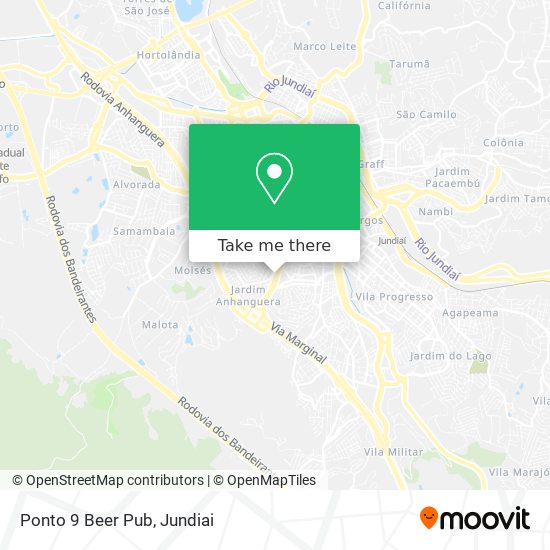 Ponto 9 Beer Pub map