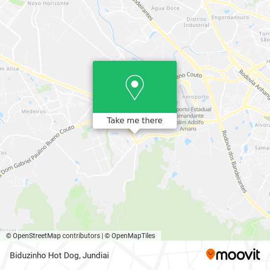 Mapa Biduzinho Hot Dog