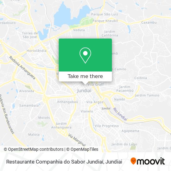Restaurante Companhia do Sabor Jundiaí map