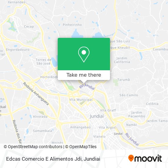 Edcas Comercio E Alimentos Jdi map