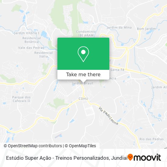 Estúdio Super Ação - Treinos Personalizados map