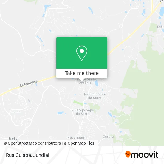 Rua Cuiabá map