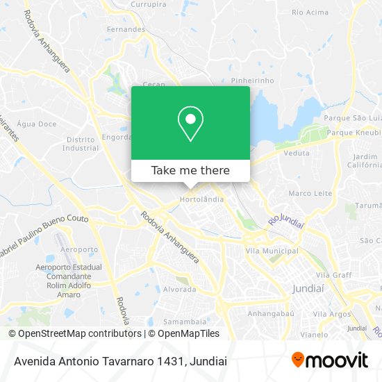 Mapa Avenida Antonio Tavarnaro 1431