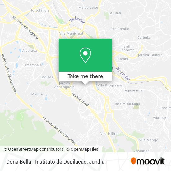 Mapa Dona Bella - Instituto de Depilação