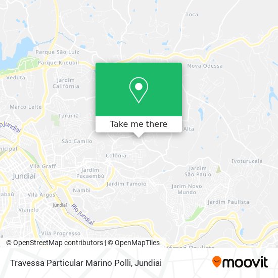 Travessa Particular Marino Polli map