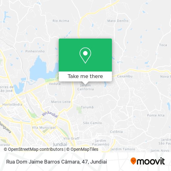 Mapa Rua Dom Jaime Barros Câmara, 47
