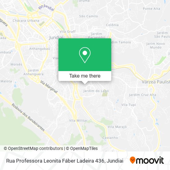 Rua Professora Leonita Fáber Ladeira 436 map