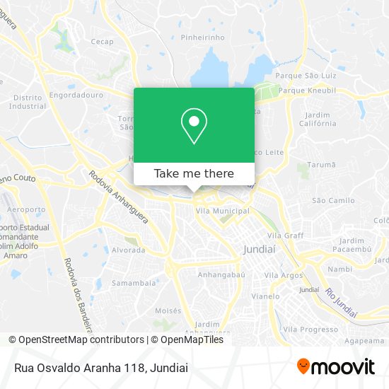 Rua Osvaldo Aranha 118 map