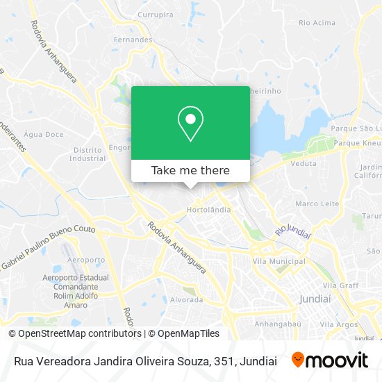 Rua Vereadora Jandira Oliveira Souza, 351 map