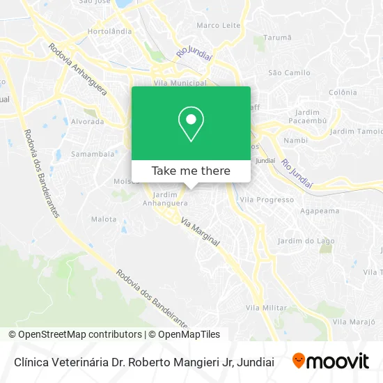 Clínica Veterinária Dr. Roberto Mangieri Jr map