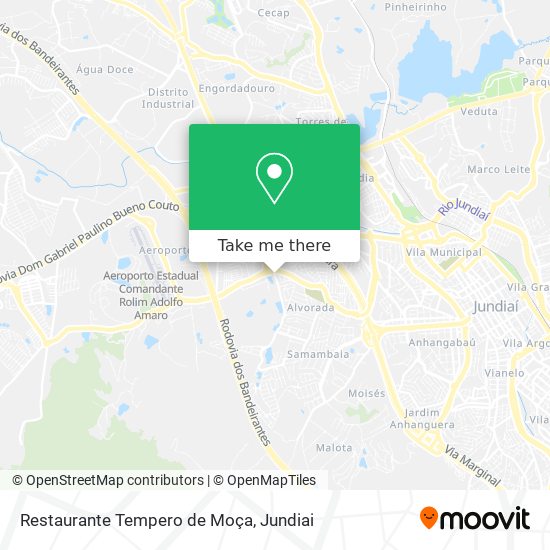 Restaurante Tempero de Moça map