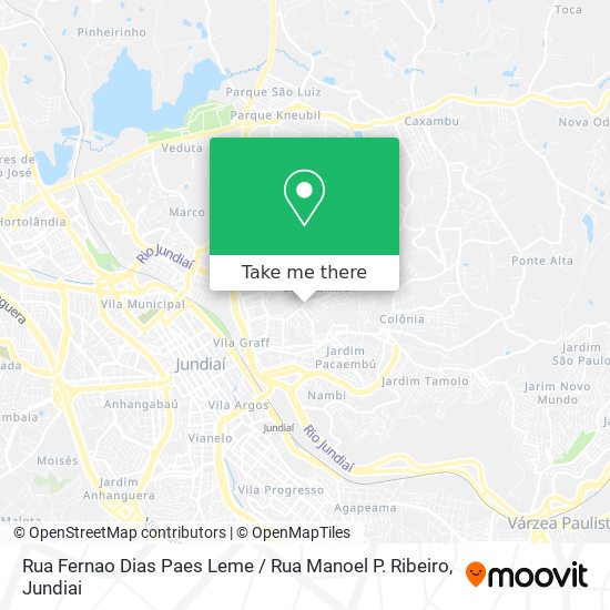 Rua Fernao Dias Paes Leme / Rua Manoel P. Ribeiro map
