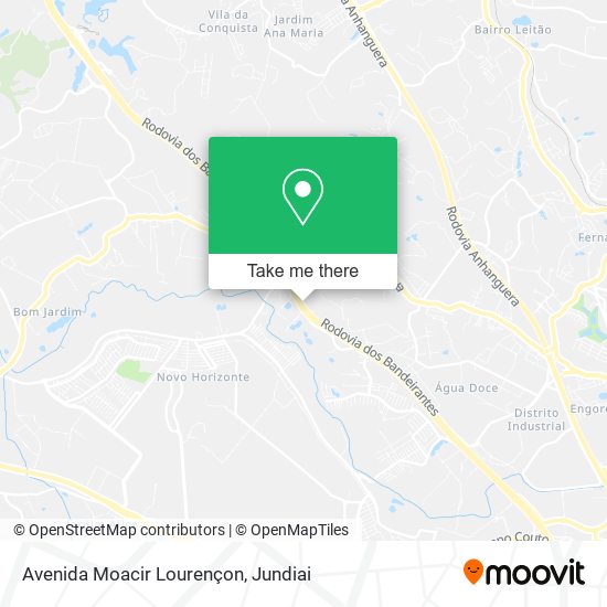 Avenida Moacir Lourençon map