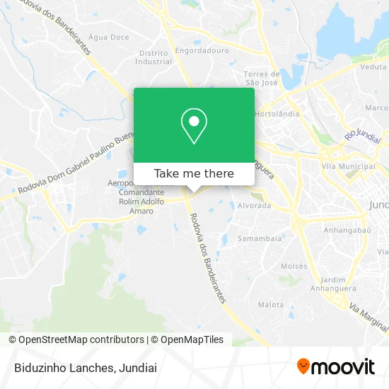 Biduzinho Lanches map