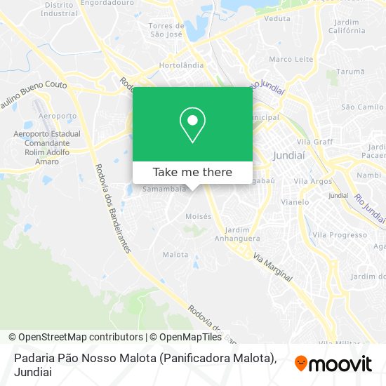 Padaria Pão Nosso Malota (Panificadora Malota) map