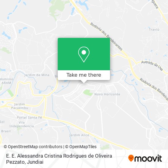 E. E. Alessandra Cristina Rodrigues de Oliveira Pezzato map