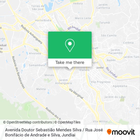 Avenida Doutor Sebastião Mendes Silva / Rua José Bonifácio de Andrade e Silva map