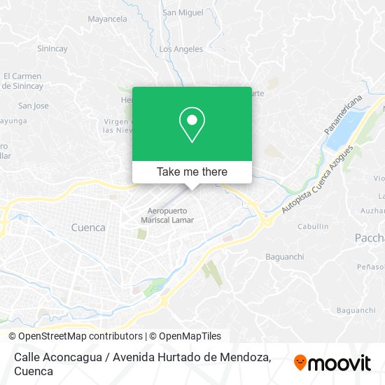 Calle Aconcagua / Avenida Hurtado de Mendoza map