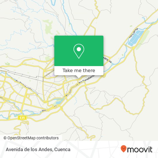 Avenida de los Andes map