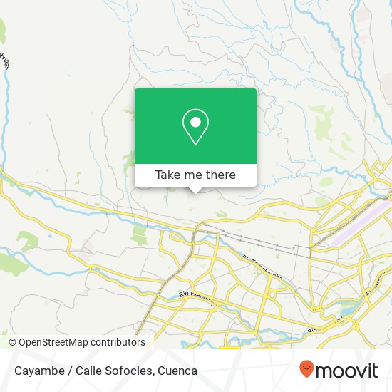Cayambe / Calle Sofocles map