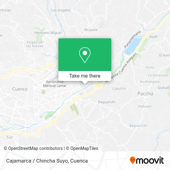 Cajamarca / Chincha Suyo map