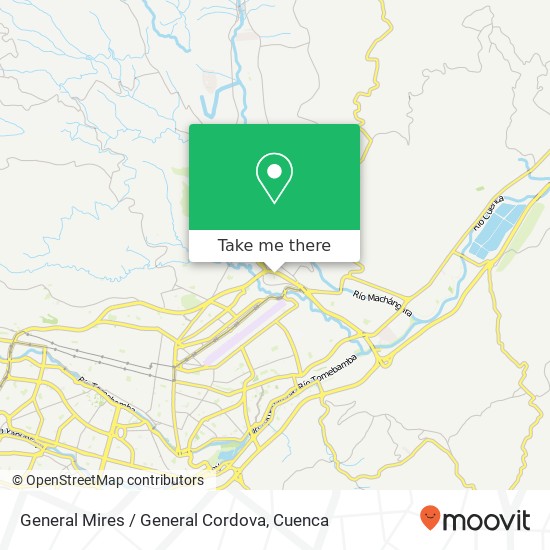 General Mires / General Cordova map