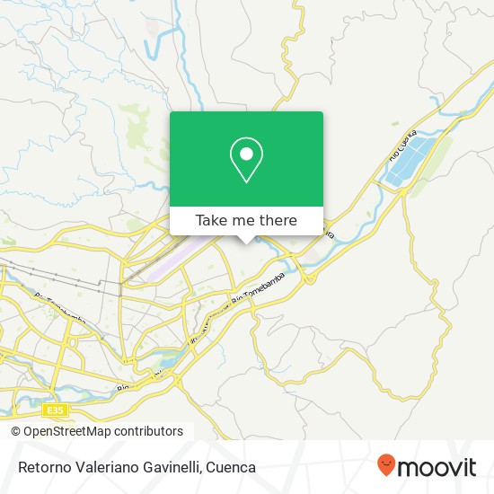 Retorno Valeriano Gavinelli map