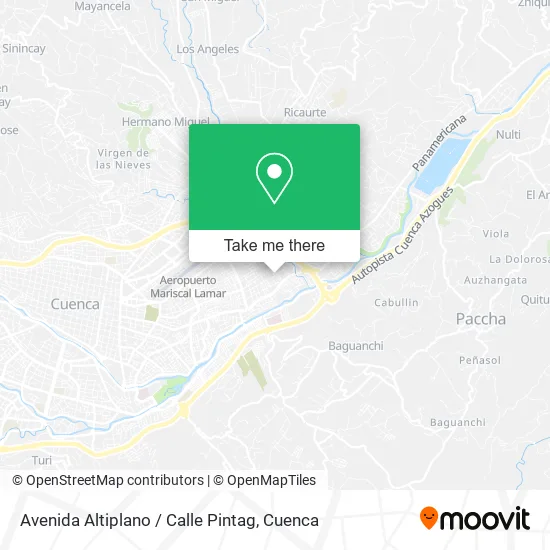 Avenida Altiplano / Calle Pintag map