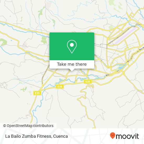 La Bailo Zumba Fitness map