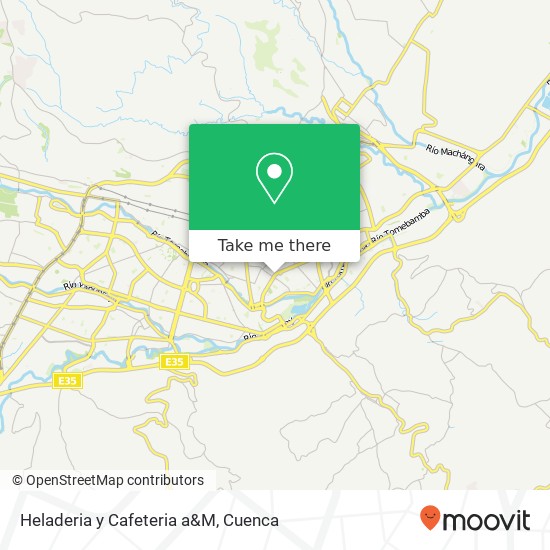 Heladeria y Cafeteria a&M map